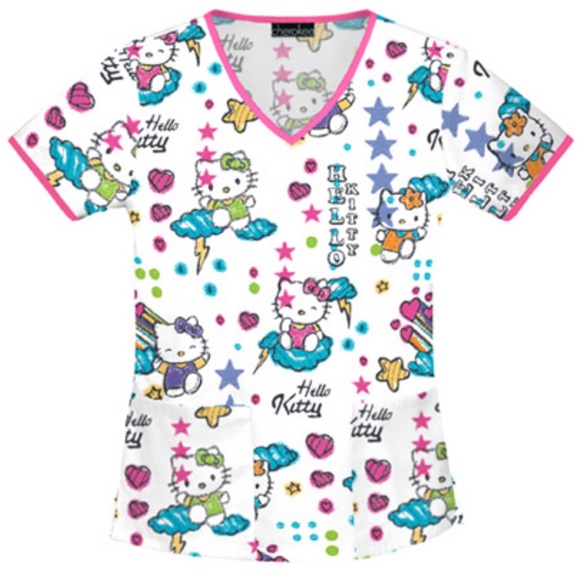 Hello Kitty scrub top xl - Picture 1 of 2